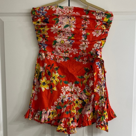 Olivaceous Bold Red Romper - Picture 1 of 4